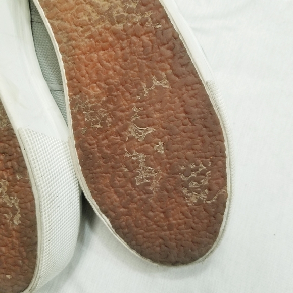 Superga Womens Platform Shoes Gray Low Top Canvas Sneaker‎ Skater Hipster 41.5 - Picture 10 of 15